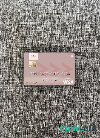 Mozambique Banco Moza visa obciążyć card wygląd fotograficzny skan PSD + zdjęcie